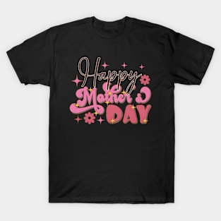 HapMothers Day Floral For Mom Grandma T-Shirt